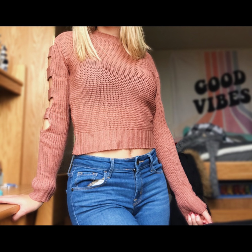 Serendipity Mauve Sweater